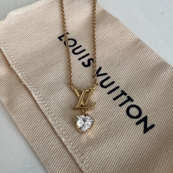 LOUIS VUITTON Iconic Heart Necklace (EUC) - Picture 3 of 9